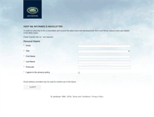 Tablet Screenshot of landrover.webqem.com